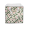 Panier de rangement carré matelassé motif fleurs Mixxit Box & Beyond