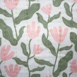 Panier de rangement carré matelassé motif fleurs Mixxit Box & Beyond