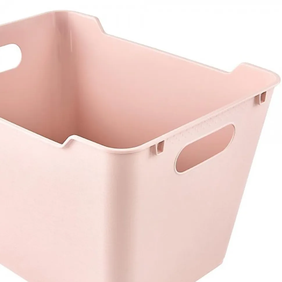 Panier de rangement design 20 litres lotta - Rose