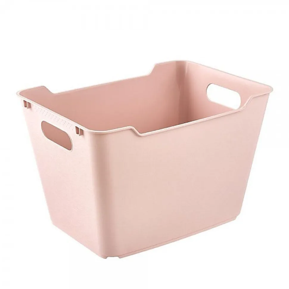 Panier de rangement design 20 litres lotta - Rose