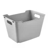Panier de rangement design 20 litres lotta - Gris