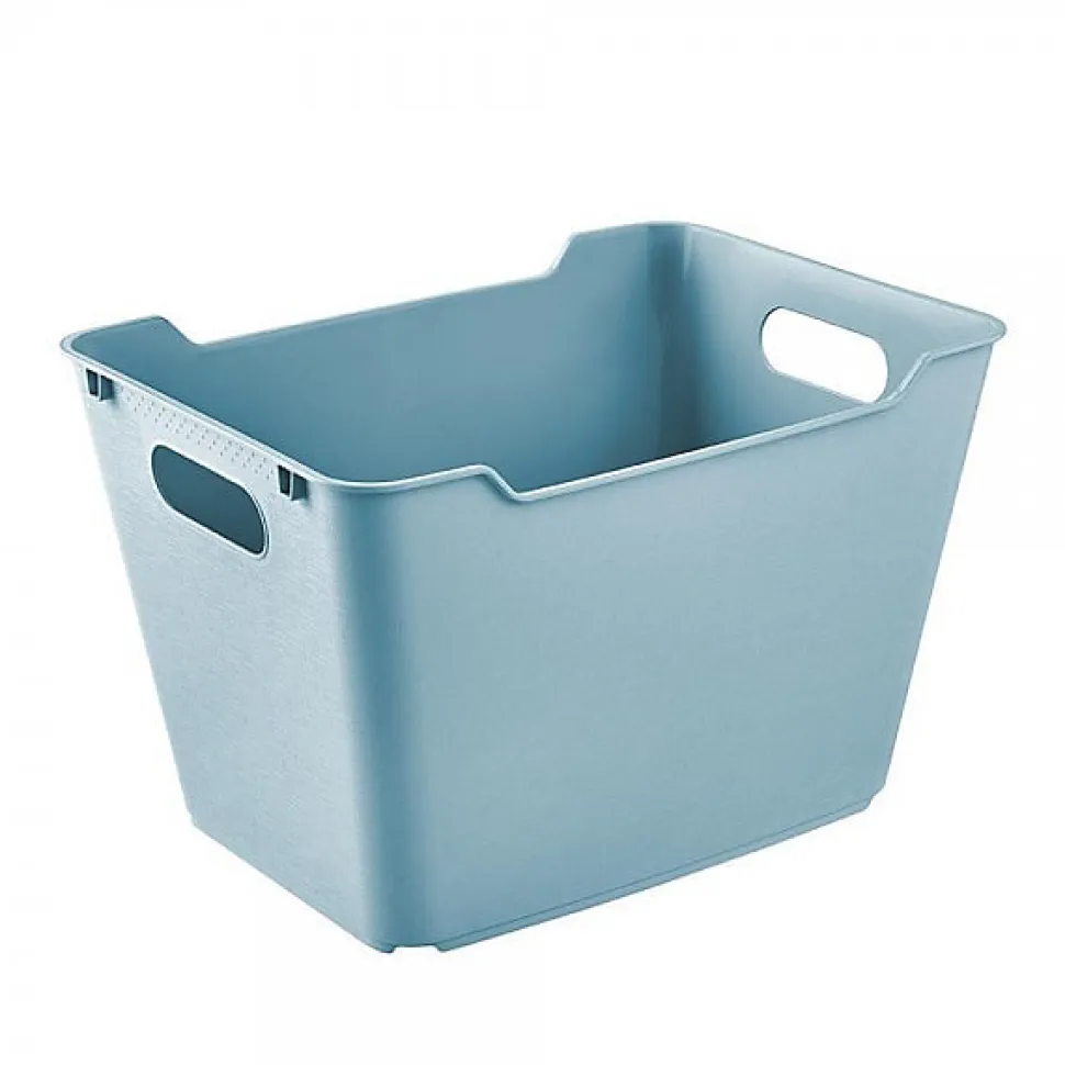 Panier de rangement design 20 litres lotta - Bleu