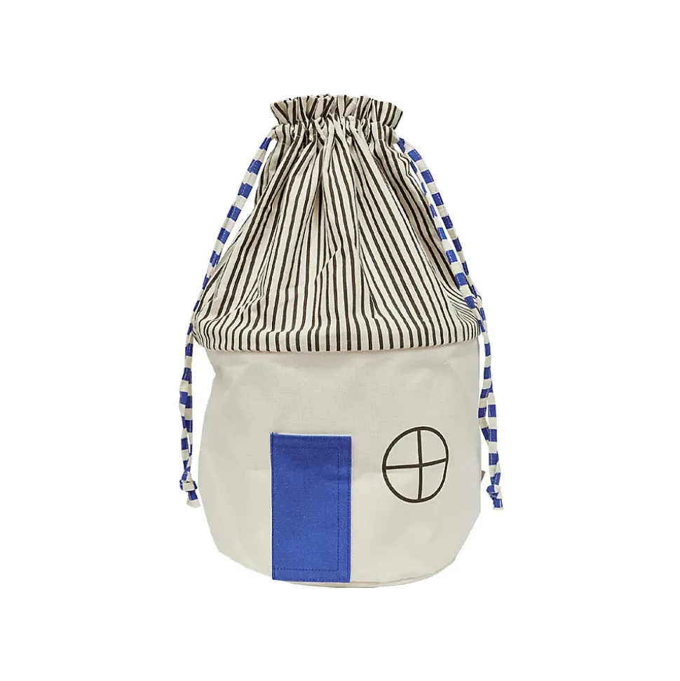 Panier de rangement en coton L34xH52cm