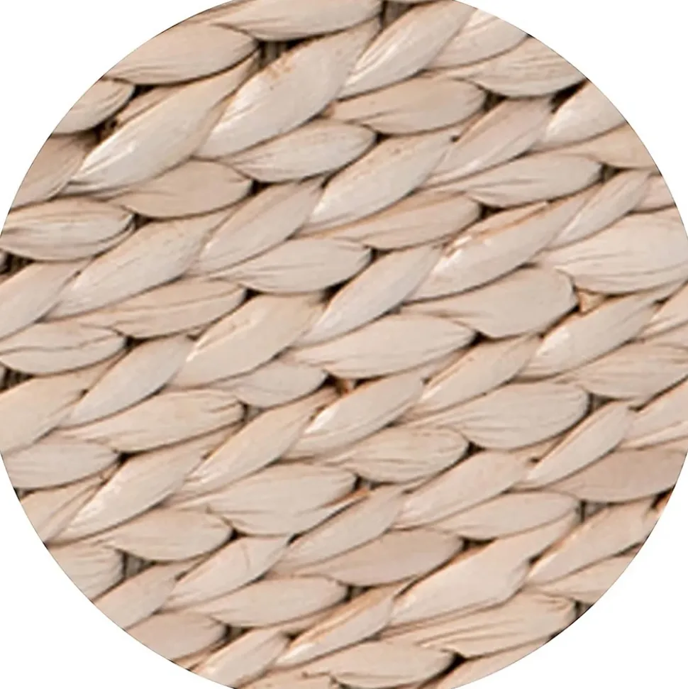 Panier de rangement en jacinthe naturelle 31 x 31 x 31 cm