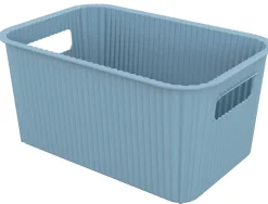 Panier de rangement en plastique bleu Vibes 4L
