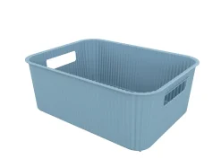 Panier de rangement en plastique bleu Vibes 10L