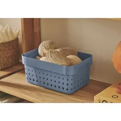 Panier de rangement en Plastique Recyclé L - Caramel