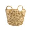 Panier de rangement jacinthe d'eau naturelle 26 x 34,5 x 30 cm