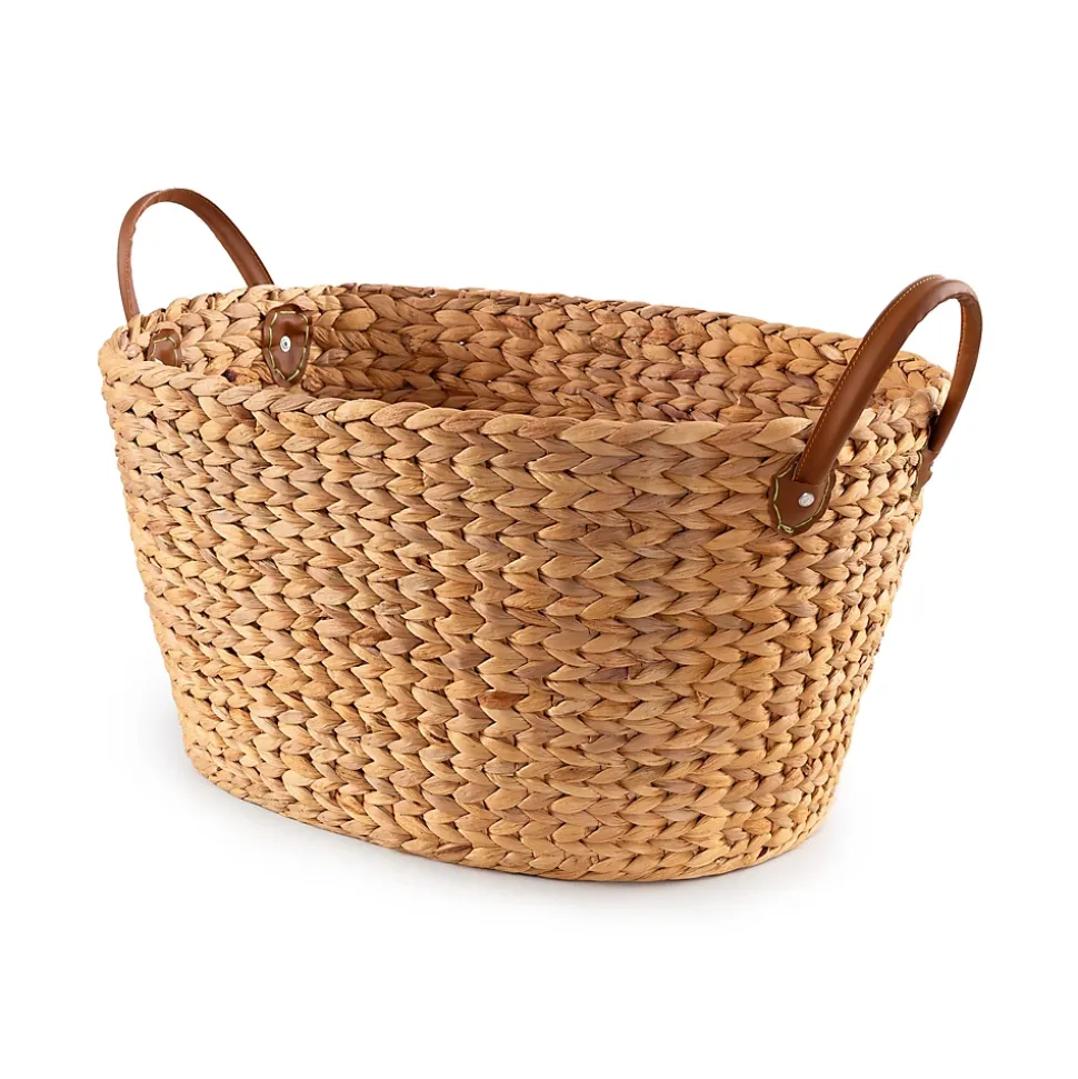 Panier de rangement taille L Belize Compactor L. 45 cm fibres naturelles