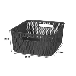 Panier en crochet Crochy 11L gris - Anthracite- 5five