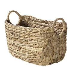 Panier en Jacinthe d'eau avec poignées - L36xP19xH22