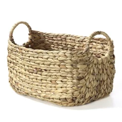 Panier en Jacinthe d'eau avec poignées - L46xP27xH27