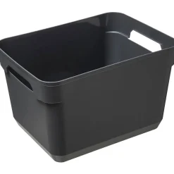 Panier en plastique grand modèle Gris Solutions+ - 5Five
