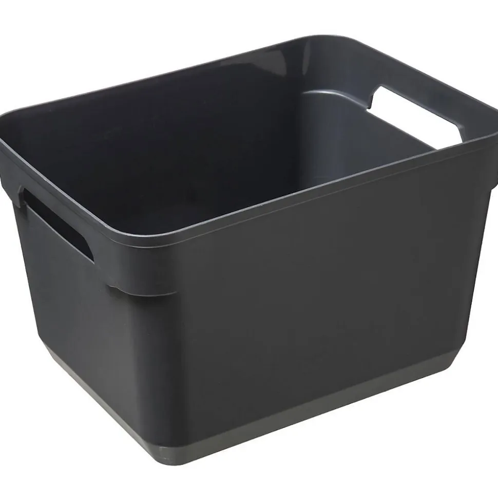 Panier en plastique grand modèle Gris Solutions+ - 5Five