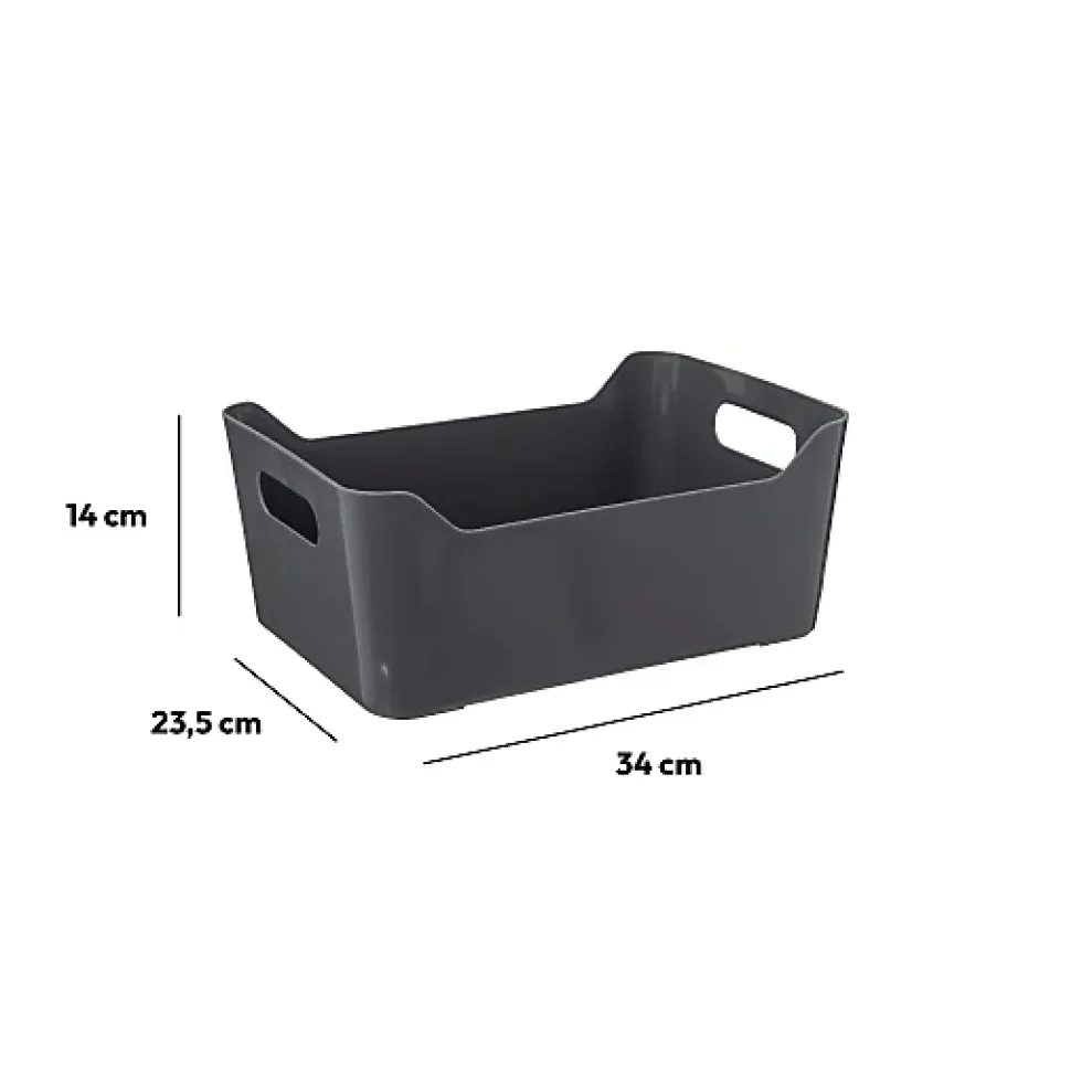 Panier en plastique 6L - Blanc- 5five