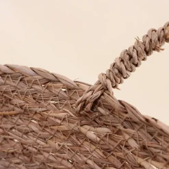 Panier rond brodé
