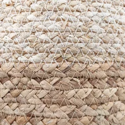 Panier rond en fibres naturelle Ornami Corolle vendu par 2