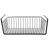 Panier suspendu en métal filaire noir Longueur 40cm