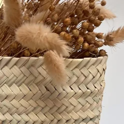 Panier suspendu osier (30 cm - Naturel)