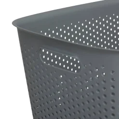 Panier Tila 17L gris en plastique - Gris- 5five