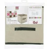 Panier tissu lanière 31x31 cm Beige Mix N' Modul - 5Five