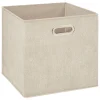Panier tissu 31x31 cm Beige chiné Mix N' Modul - 5Five