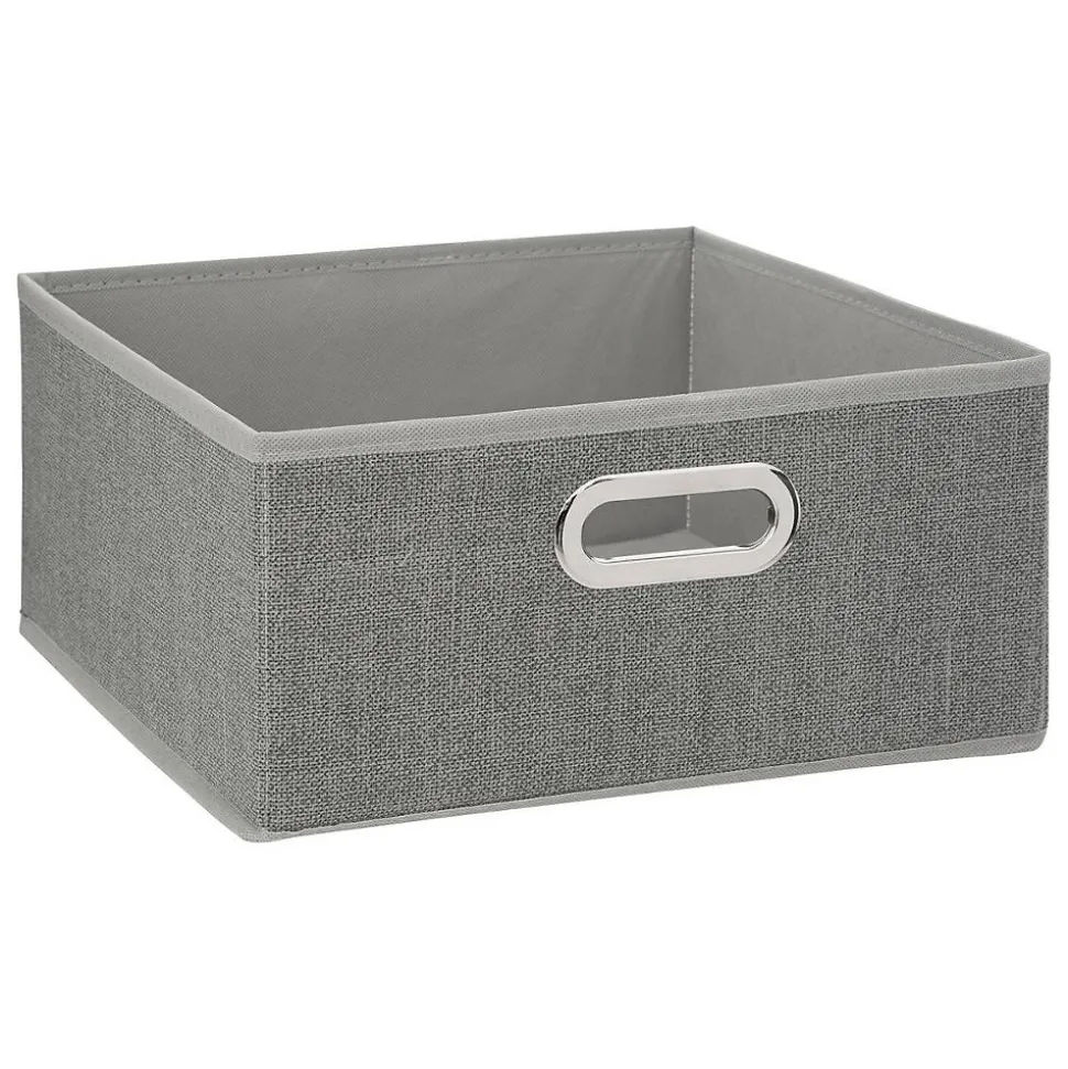 Panier tissu 31x15 cm Gris clair chiné Mix N' Modul - 5Five
