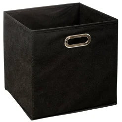 Panier tissu 31x31 cm Noir Mix N' Modul - 5Five