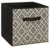 Panier tissu 31x31cm motif noir/blanc Mix N' Modul - 5Five
