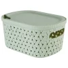 Panier Tressy en plastique sauge 2,3L - Vert olive- 5five