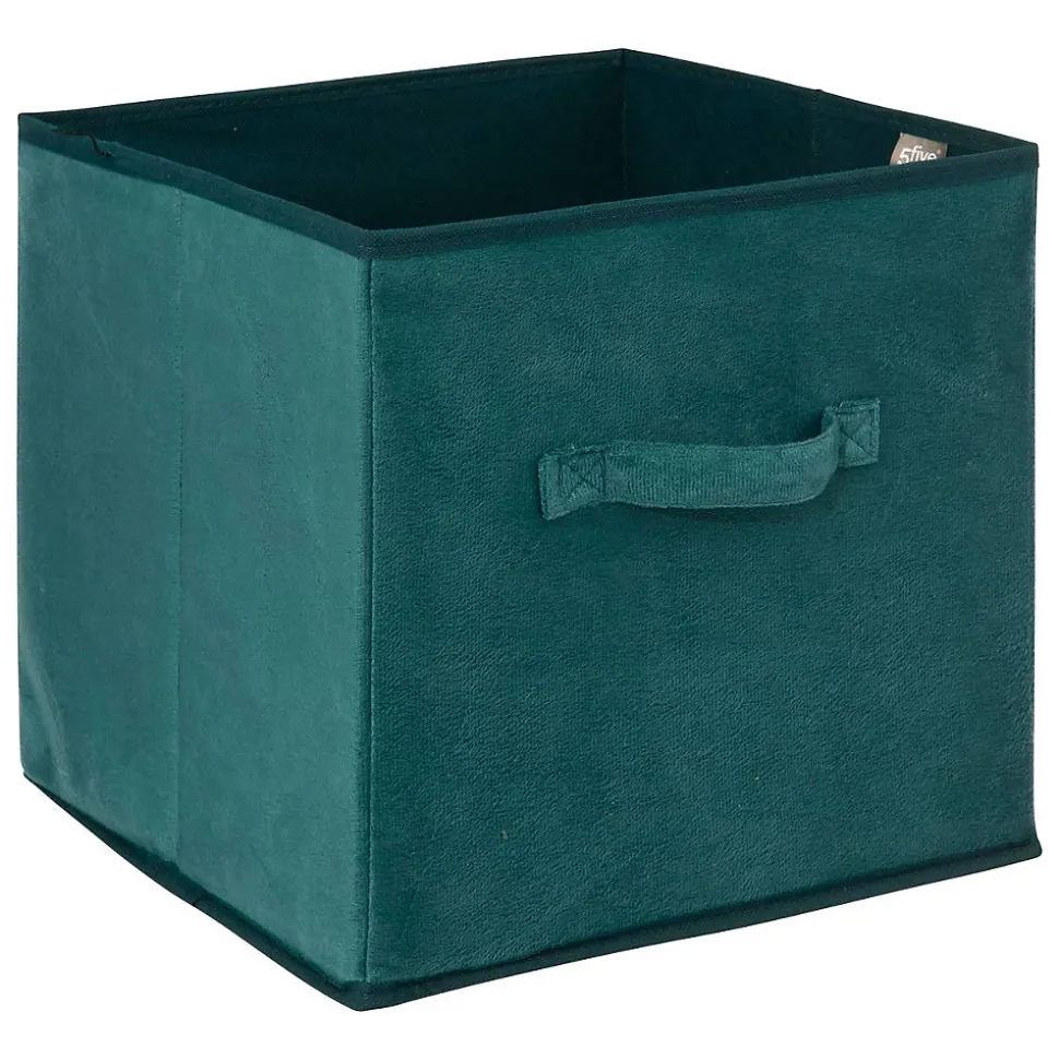 Panier velours 31x31 cm Bleu Mix N' Modul - 5Five