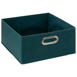 Panier velours 31x15 cm Bleu pétrole Mix N' Modul - 5Five