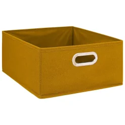 Panier velours 31x15 cm Jaune moutarde Mix N' Modul - 5Five