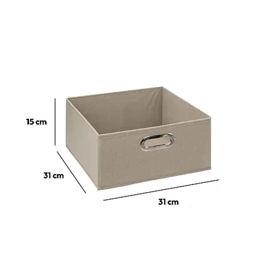 Panier velours 31x15 cm Lin Mix N' Modul - 5Five