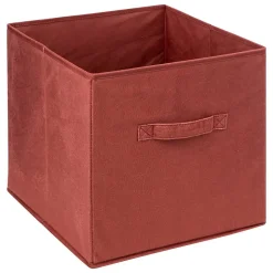 Panier velours 31x31 cm Terre de sienne Mix N' Modul - 5Five