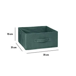 Panier velours 31x15 cm Vert kaki Mix N' Modul - 5Five