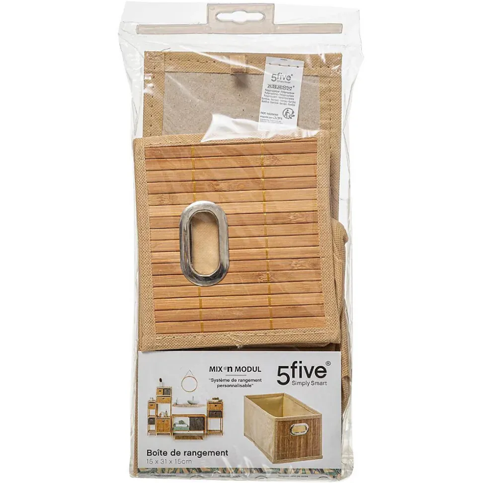 Panier 15x31cm Latte bambou Mix N' Modul - 5Five