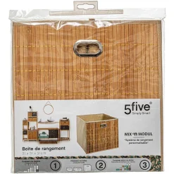 Panier 31x31cm Latte bambou Mix N' Modul - 5Five