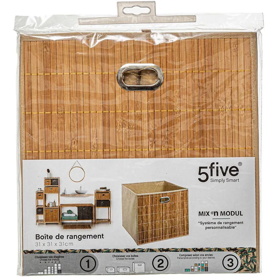 Panier 31x31cm Latte bambou Mix N' Modul - 5Five