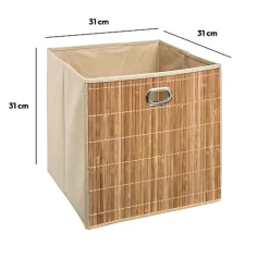 Panier 31x31cm Latte bambou Mix N' Modul - 5Five