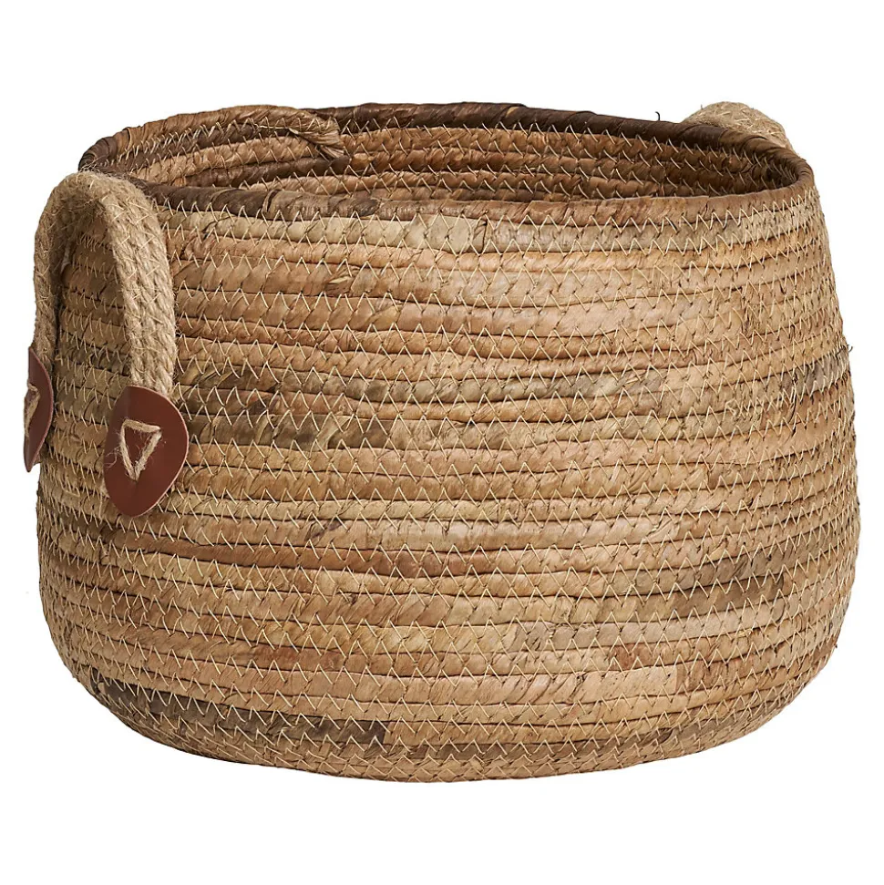 Paniers Aosta en Feuille de Bananier Naturels - Lot de 2