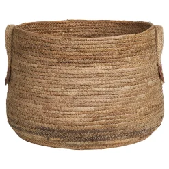 Paniers Aosta en Feuille de Bananier Naturels - Lot de 2