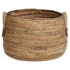 Paniers Aosta en Feuille de Bananier Naturels - Lot de 2