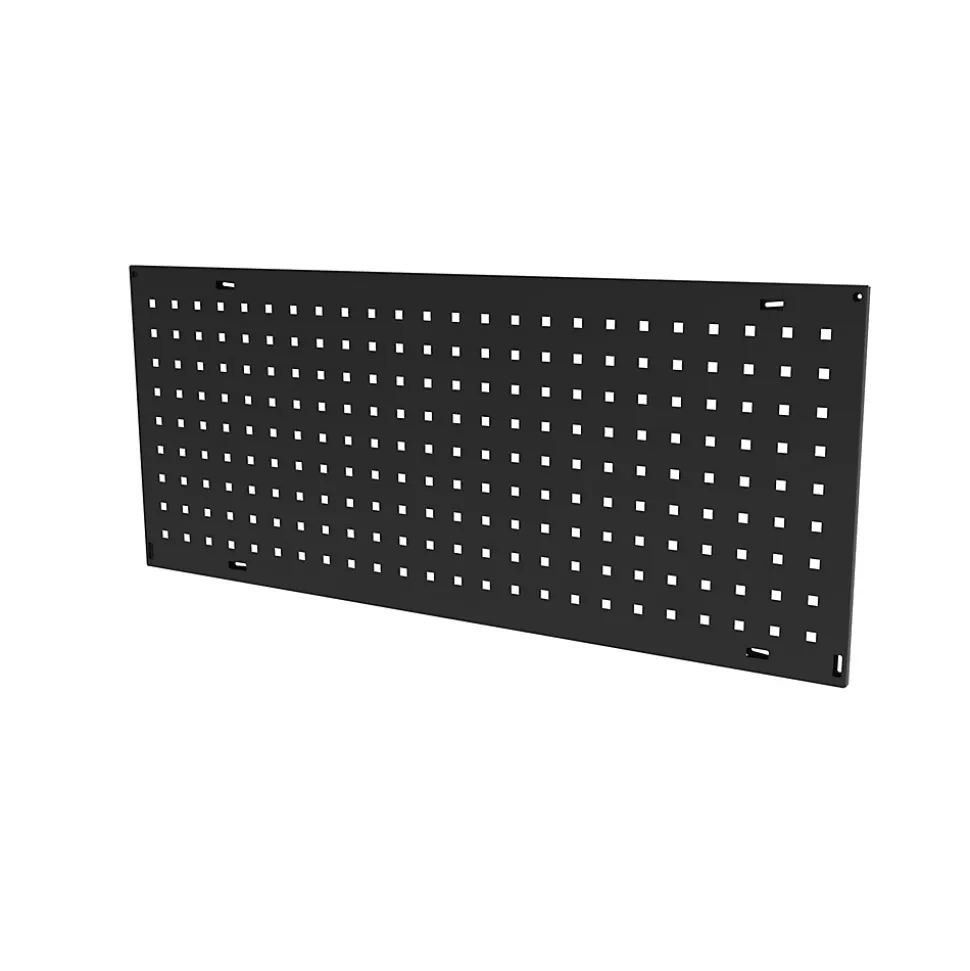 Panneau perforé d’accrochage à visser noir mat GoodHome Rand L. 94 cm