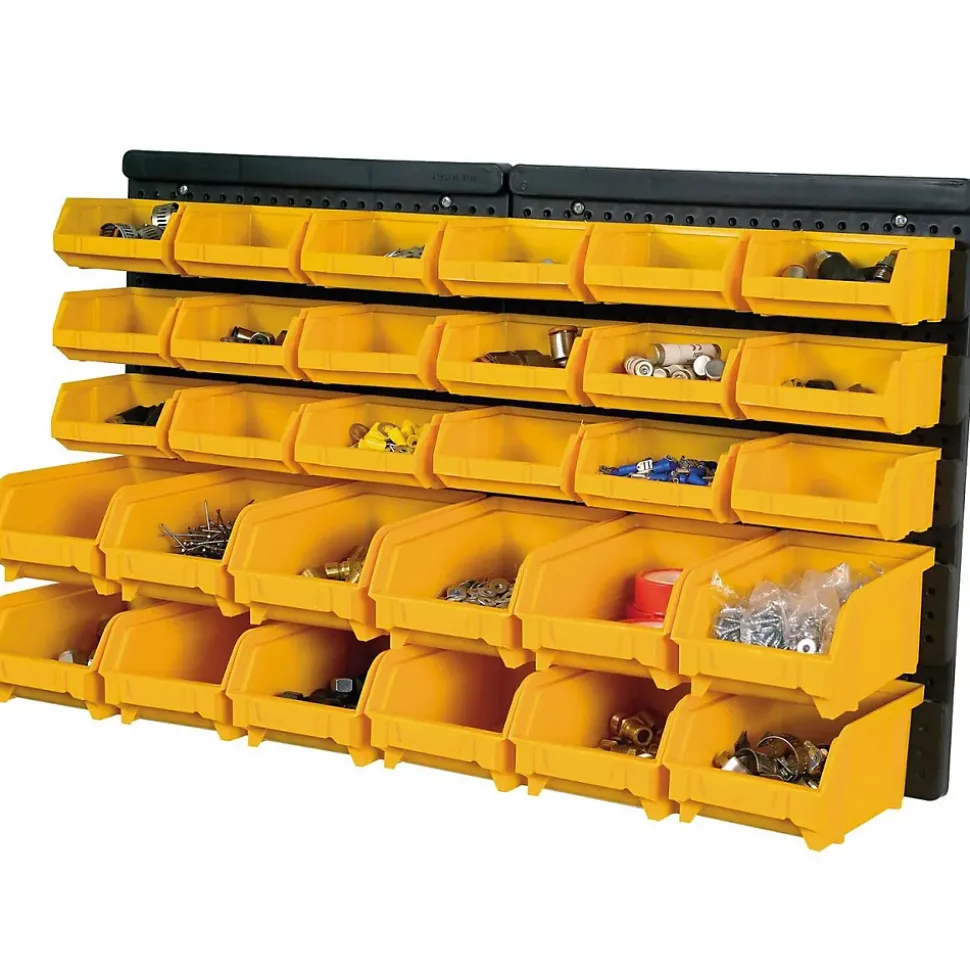 Panneau Porte Outils Mural - 30 Bacs à Becs Amovibles - Rangement et Stockage Outils et Quincaillerie - Art Plast