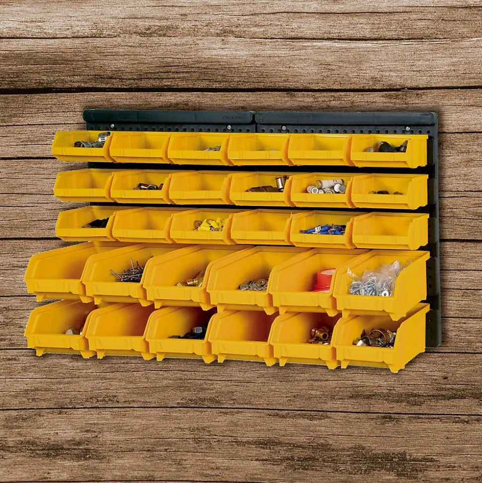 Panneau Porte Outils Mural - 30 Bacs à Becs Amovibles - Rangement et Stockage Outils et Quincaillerie - Art Plast