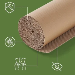 Papier d'Emballage Nid d'Abeille - 1 x 10 m - Protection Déménagement et Expédition - Emballer, Protéger, Rembourrer