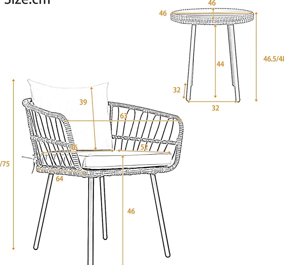Parasol Double avec Manivelle, 440x270x250 cm, Métal, Crème, pour Terrasse