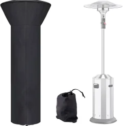 Patio Heater Cover Mushroom Gas Heater Ferocity 49 x 90 x 225 cm Black 1 pc.