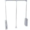 Penderie rabattable chromée pour armoire Hang Largeur réglable de 83 à 150 cm